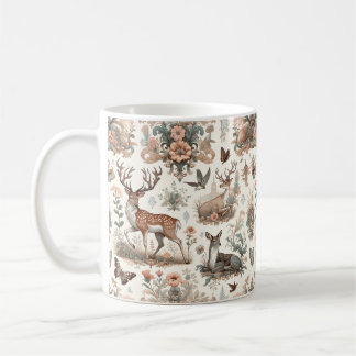 Betoverde Bos fluistert: Victoriaans Wildlife Koffiemok