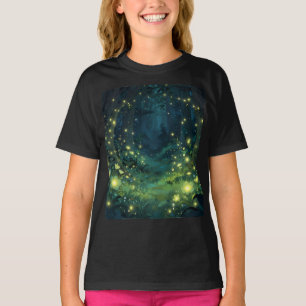 Betoverde Bosgloed Magische Nacht T-shirt