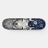 Betoverde bosherten winterbloei skateboard (Horizontaal)