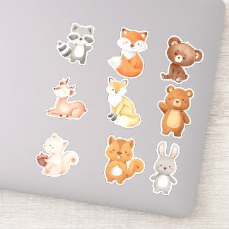 Betoverde Bossen: Woodland Animals Scrapbook Stick Sticker