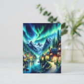 Betoverde Cabin in Fluisterende Bossen Briefkaart (Staand voorkant)