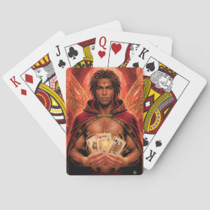 Betoverde Deck Muse Man in het Rood Pokerkaarten