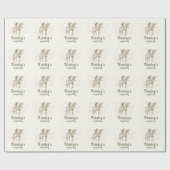 Betoverde Eenhoorn en Sprookjesachtige Gepersonali Cadeaupapier (Vlak)