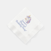 Betoverde Eenhoorn Periwinkle Party servetten (Hoek)