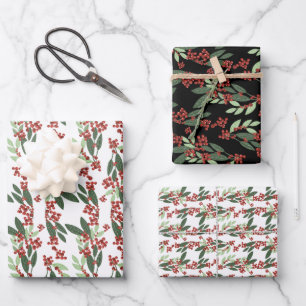 Betoverde Evergreen Elegance Kerstmis Inpakpapier Vel