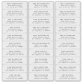 Betoverde Evergreen Elegance Kerstmis Sticker (Voorkant)