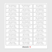 Betoverde Evergreen Elegance Kerstmis Sticker (Vel)