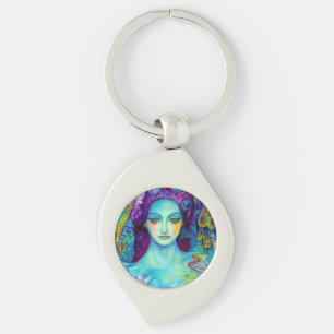 Betoverde Fairy Queen met vlinders Sleutelhanger