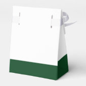 Betoverde Floral Elegance bruiloft Bedankdoosjes (Achterkant)