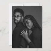 Betoverde Forest Gold Photo Bruiloft Save the Date Kaart (Achterkant)