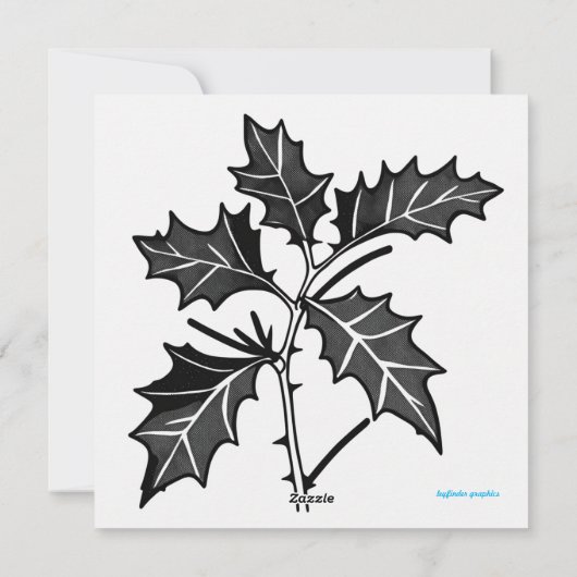 Betoverde Forest Solstice Viering Feestdagenkaart (Achterkant)