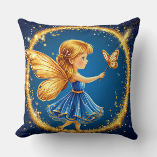 Betoverde Glitterfee Cute Sprookjes Huisdecoratie Kussen