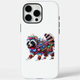 betoverde gloeiende wasbeer iPhone 16 pro max hoesje