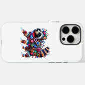 betoverde gloeiende wasbeer Case-Mate iPhone case (Achterkant (horizontaal))