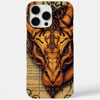 Betoverde gouden draak mythisch iPhone 16 pro max hoesje