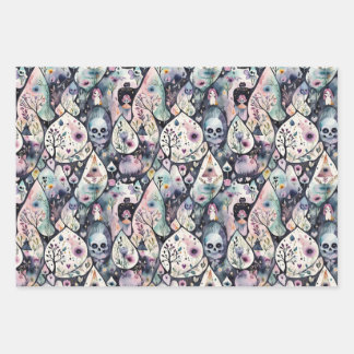 Betoverde Halloween nacht Inpakpapier Vel