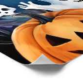 Betoverde Halloween nacht Poster (Hoek)