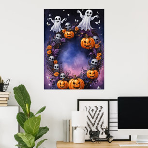 Betoverde Halloween nacht Poster