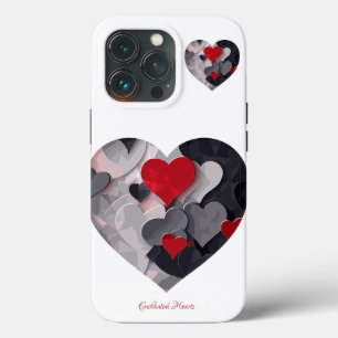 Betoverde harten iPhone 13 pro hoesje