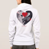 Betoverde harten hoodie (Achterkant)