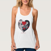 Betoverde harten tanktop (Voorkant)
