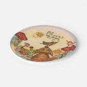 Betoverde Herfst Fairy Baby shower Bord (Gekanteld)