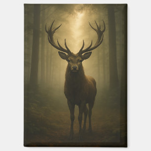 Betoverde Hert in het Bos – Ethische Wilde Dieren Magneet