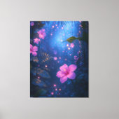 Betoverde Hibiscus Dreamscape Canvas Afdruk (Voorkant)