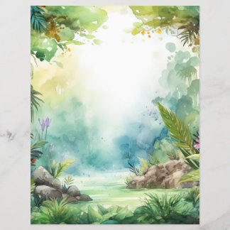 Betoverde Jungle Avontuur Scrapbook Papier