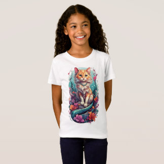 Betoverde katachtige fantasieën: grillige zeemeerm t-shirt