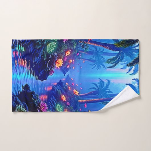 Betoverde levendige River Forest Dream Bad Handdoek (Handdoek)