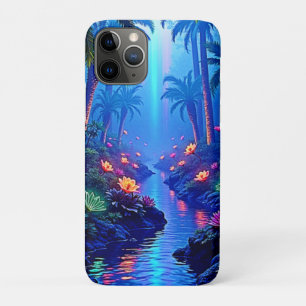 Betoverde levendige River Forest Dream iPhone 11 Pro Hoesje
