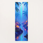 Betoverde levendige River Forest Dream Yogamat (Achterkant)