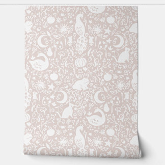 Betoverde Magic Garden Girl's Nursery Slaapkamer Behang