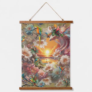Betoverde Magische Fantasie Creaties Hangend Wandkleed