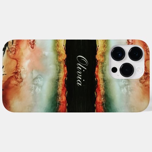 Betoverde Marble Dream DrePersonalized Telefoon Ca Case-Mate iPhone Case (Achterkant (horizontaal))