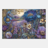 BETOVERDE MIDNIGHT GARDEN DECORATIEVE PAPIEREN SET INPAKPAPIER VEL (Voorkant 3)