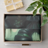 Betoverde moerasheks in Emerald Forest Fantasy Tissuepapier (Geschenk)