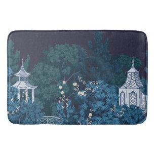 Betoverde moonlit tuinen Chinoiserie Badmat
