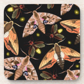 betoverde mot | Natuur-geïnspireerde Cork Onderzet Bier Onderzetter (Voorkant)