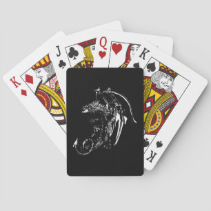 Betoverde Nacht Draak Mythische Fantasie Deck Pokerkaarten