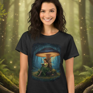 Betoverde Nachtelf die een Boek Leest T-shirt