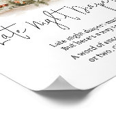 Betoverde paddenstoel bos late nacht luiers poster (Hoek)