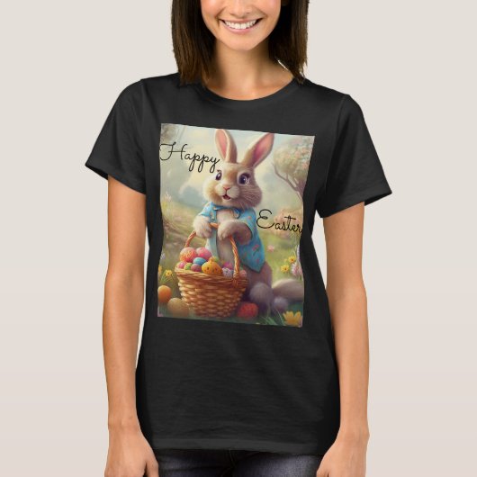 Betoverde Pasen - Whimsical Bunny T-shirt (Voorkant)