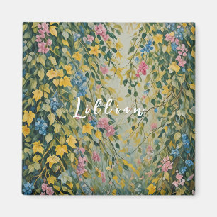 Betoverde Passage: Pastel Secret Garden Magneet