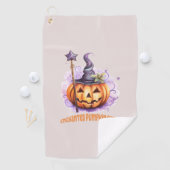 Betoverde pompoen patch golfhanddoek (Insitu)