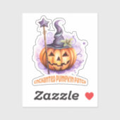 Betoverde pompoen patch sticker (Vel)