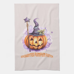 Betoverde pompoen patch theedoek