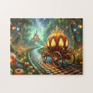 Betoverde Pompoenkoets Bospad Legpuzzel