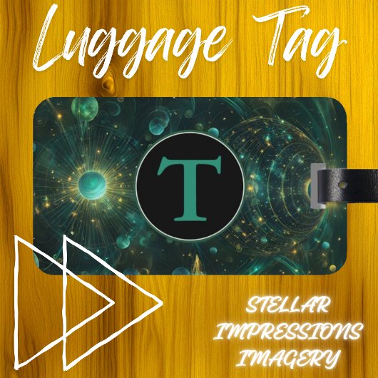 betoverde puls bagagelabel